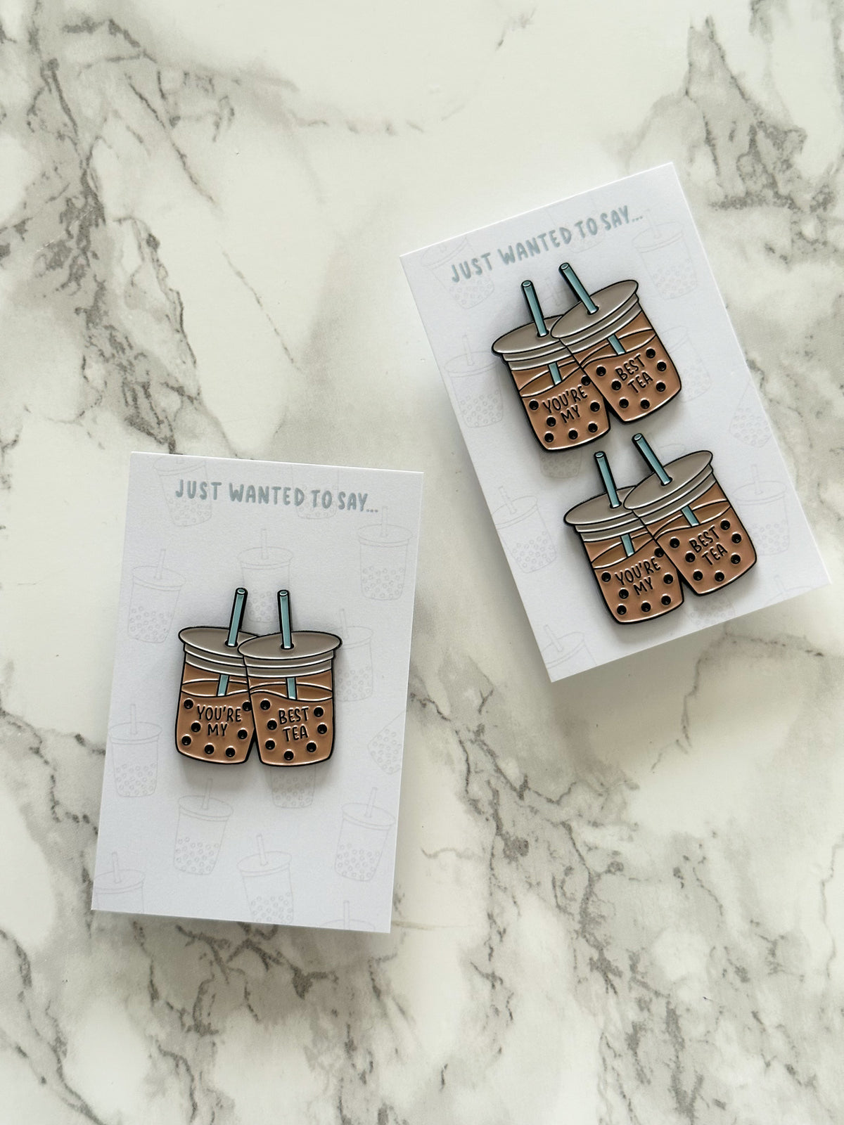 you're my best tea | enamel pin